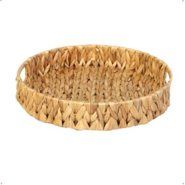 Imagem de Bandeja de Palha Fibra Natural Seagrass Com Alça 30x6CM