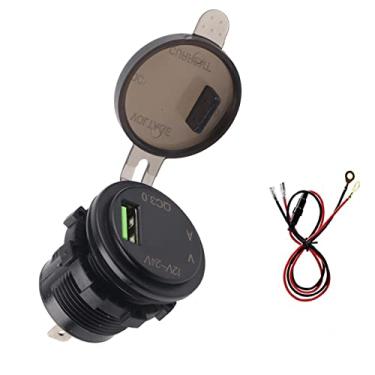 Imagem de Monitor Digital de Voltagem para Carro, Medidor de Corrente, à Prova D'água, Carregador Rápido, Cabo de 23,6 Polegadas, Acessório para Carro (DC12~24V)