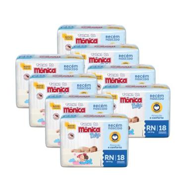 Imagem de Fralda Turma da Monica Baby Jumbinho RN 144 Unidades