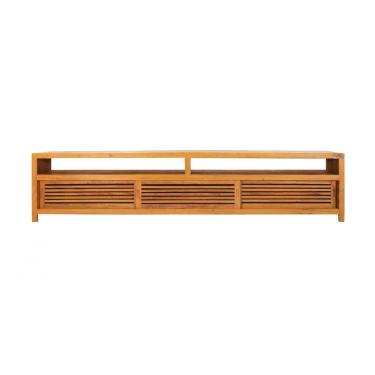 Imagem de Rack Istambul 280cm Para Sala de TV - Peroba Rosa