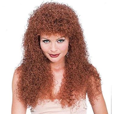 Imagem de Rubie's Peruca de castanho encaracolado longo da fantasia, Marrom, tamanho nico