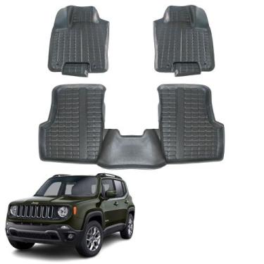 Imagem de Jogo de Tapete Jeep Renegade 2017 2018 Borracha - Elri