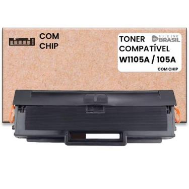 Imagem de Toner Compatível 105a preto com chip para impressoras HP 107A, 107W 1k