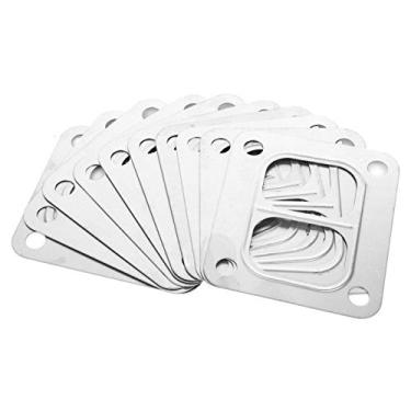 Imagem de 10 Peças de Entrada Dividida de Turbina de Aço Inoxidável Com Junta Turbo para Turbocompressor de Flange T4 - Adequado para T04B, T04E, T04S, 60-1, 62-1, T04R, T04Z, T66, T67,