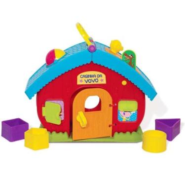 Imagem de Brinquedo Pedagógico Casinha Da Vovó Chapeuzinho Vermelho - Elka Brinq