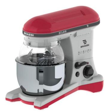 Imagem de Batedeira Planetaria Eclair Bp500 5L Vermelho Bivolt Braesi