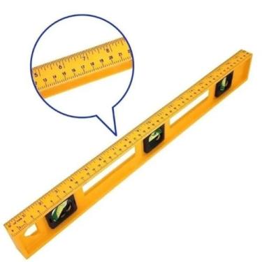 Imagem de Nível De Mão Profissional de Fibra 40cm - S/N
