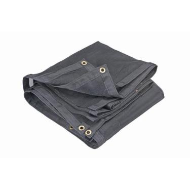 Imagem de Lona tela preta de caminhão proteção caçamba entulho 5x3,5 m - Lonas A