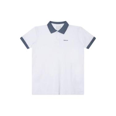 Imagem de Polo Em Piquet Branco - Tupinikins, 4