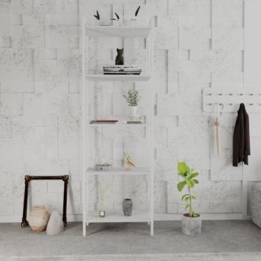 Imagem de Estante para Livros Industrial Aço Multiuso 5 Prateleiras 187cmx60cm A