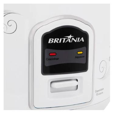 Imagem de Panela ARROZ Britania Prime 10 Xicaras PA10 - 066402054 Branco 220 VOLTS