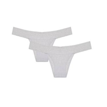Imagem de Kit com 2 Calcinhas Biquíni  Happy Hope Lingerie - Ref.L3473, Branco, 