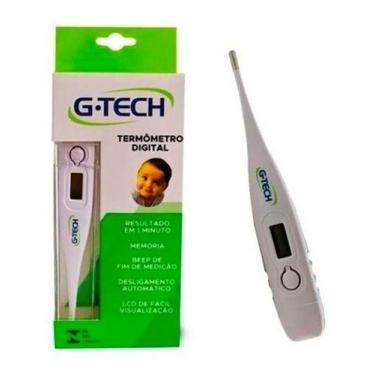 Imagem de Termômetro Digital Axilar Febre G-tech Branco Th150, Branco