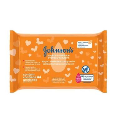 Imagem de Lenço Umedecido Johnson's Baby Limpeza Suavidade 44 Unidades