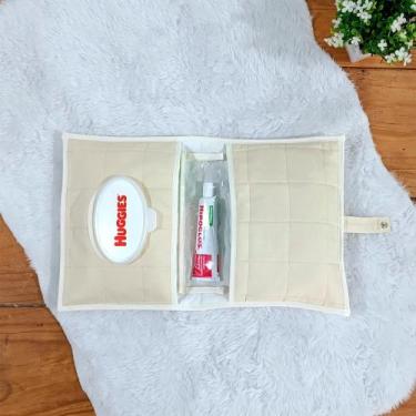 Imagem de Porta Fraldas Lenço Pomada Bebe Menino Estampas Portátil - DW Confecçõ