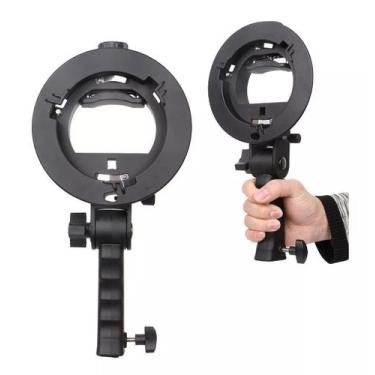 Imagem de Suporte Flash Bowens De Mão Tripé Sombrinha Snoot S-type - Greika