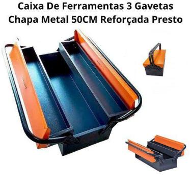 Imagem de Caixa De Ferramentas Organizadora Sanfonada 3 Gavetas 50CM Reforçada C