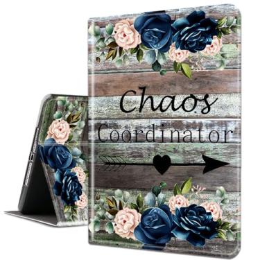 Imagem de Capa para Samsung Galaxy Tab S6 Lite 10,4 polegadas 2022/2020 modelo (SM-P610/P613/P615/P619), capa inteligente de couro PU com suporte e hibernação automática - Coordenador de caos