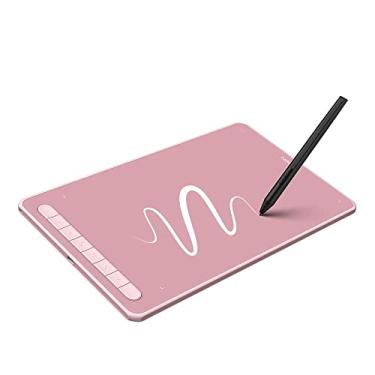 Imagem de Tablet de desenho XP-PEN Deco L 10 x 6 polegadas para computador gráfico com caneta digital X3 sem bateria atualizada e 8 atalhos pad de desenho compatível com Chrome, Windows 11, Linux, Mac e Android (rosa)