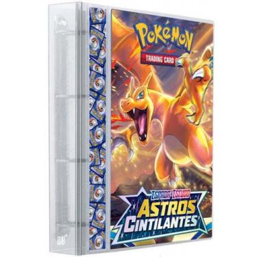 Imagem de Pasta Fichário Álbum Cristal Cartas Cards Pokémon Com 30 Folhas 9 Bols