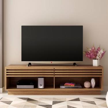Imagem de Rack para Sala TV até 65 Polegadas 200 x 59 cm Natural - Tecno Mobili