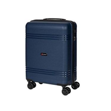 Imagem de Mala De Bordo Viagem Mão 10kg 55x35x25 Travelux Kloten P, Azul escuro