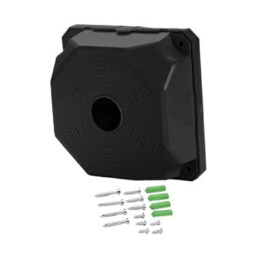 Imagem de Esquirla Caixa de montagem de câmera de segurança Caixa de junção de câmera dome Caixa de montagem de câmera de fácil instalação Tampa de câmera dome interna, Preto