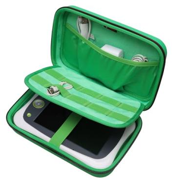 Imagem de XANAD Capa rígida para tablet Leapfrog Epic Academy Edition/Leapfrog LeapPad Ultimate Kids'Learning - Viagem - Bolsa protetora para transporte (verde)