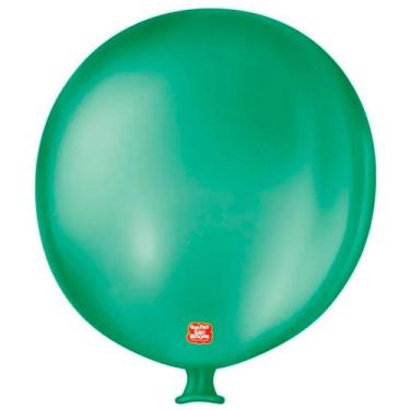 Imagem de Balão de Festa Látex Gigante 3 pés - 91cm - Verde Folha - 1 unidade - 