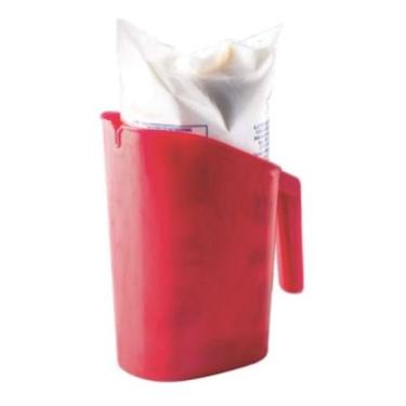 Imagem de Porta Leite De Saquinho Cozinha Caneco Plasutil, Vermelho