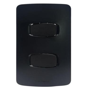 Imagem de Conjunto Interruptor Simples e Paralelo Preto Gracia Maxx 85677 Alumbr