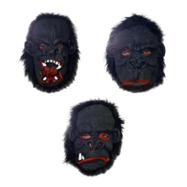Imagem de Mascara de Gorila Realista para Fantasias - Extra Festas