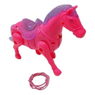 Imagem de Cavalo Cavalinho Brinquedo Animal Eletrônico C/sim Luz Anda - Romã Ata