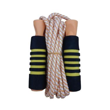 Imagem de Corda De Pular Funcional Treino Cross Fitness Jump Laranja