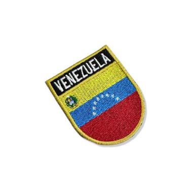 Imagem de BP0046E-011 Bandeira Venezuela Patch Bordado 5,7x6,8cm - BR44