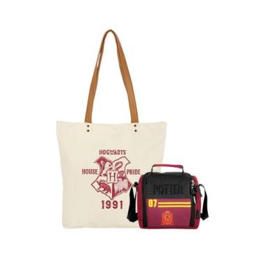 Imagem de Kit Harry Potter Lancheira Térmica + Ecobag - Luxcel
