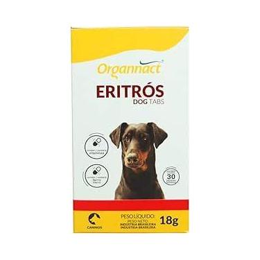 Imagem de Eritrós dog tabs organnact 18 g