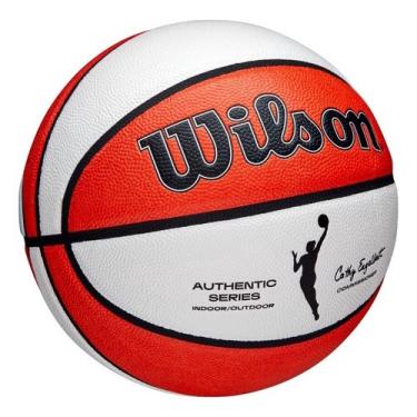 Imagem de Bola De Basquete Wnba Authentic Series Wtb5100xb06 - Wilson Cor Branco E Laranja