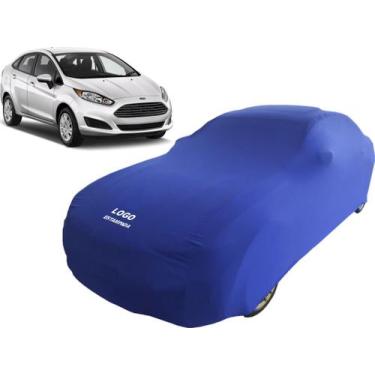 Imagem de Capa De Tecido Para Proteger Carro Ford Fiesta Sedan - Mz, Azul