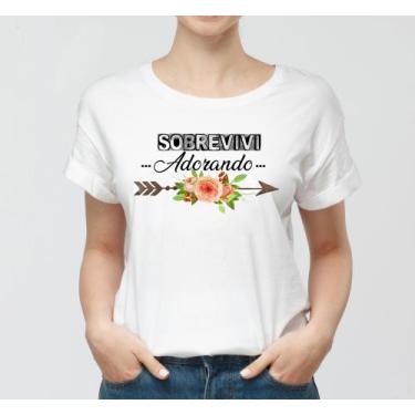 Imagem de Blusa T-shirt Camiseta Feminina Estampada, estampas evangélica - Innov