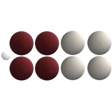 Imagem de Jogo Bola Bocha Rafa 1,700 Kg 130mm 8 Bolas + 1 Balim - Tacolândia