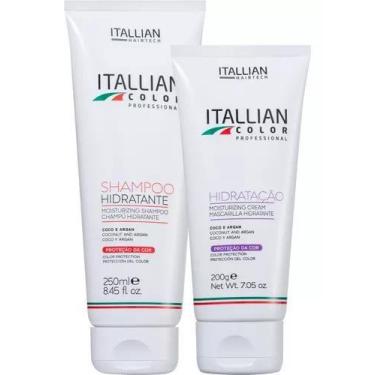 Imagem de Kit Shampoo 250ml + Hidratação 200g Color Protection Itallian