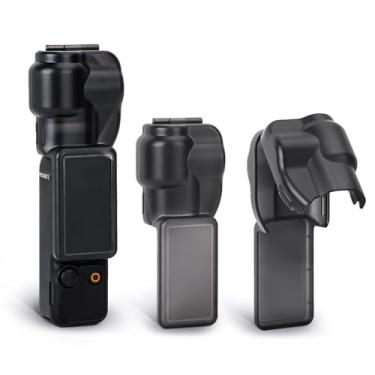 Imagem de Capa protetora de lente de câmera para acessórios DJI Osmo Pocket 3, capa de câmera portátil protetor de lente de tela capa rígida interna macia