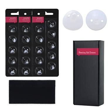 Imagem de LIKODA TEK Domos para Aparelhos Auditivos Oticon Minifit Double Vent Bass Domes: 3 Pacotes (8 Mm), Domos Universais para Suprimentos de Aparelhos Auditivos Oticon
