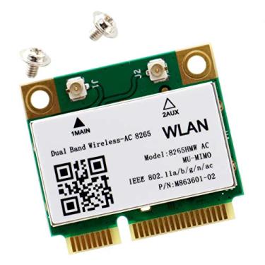 Imagem de Deal4GO Adaptador 8265 HMW 8265ac 802.11ac 867Mbps Mini PCie WiFi sem fio-AC WLAN Card w/Bluetooth 4.2 para Intel 8265HMW