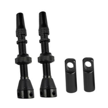 Imagem de menolana 2 Pçs Presta Válvula Haste Da Bicicleta Sem Câmara de Ar Haste para Mountain Bike Leve Resistente Peça de Reposição Bicicleta Sem Câmara Presta Válvul, 60mm