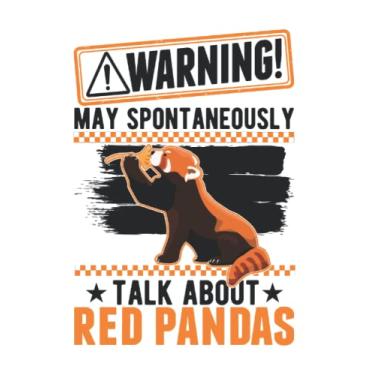 Imagem de Roter Panda Tagesplaner: May spontaneously talk about Red Pandas/Kalender 2023 & 2024 / Wochenplaner Tagesplaner Planer/Planungsbuch To-Do-Liste / 6x9 Zoll / 100 ausfüllbare Seiten