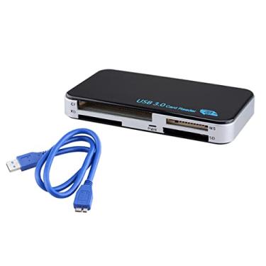 Imagem de BOWONG Adaptador de leitor de cartão de memória multifuncional multifuncional USB 3.0 USB 3.0 para Micro SD XD CF M2 MS Super Speed