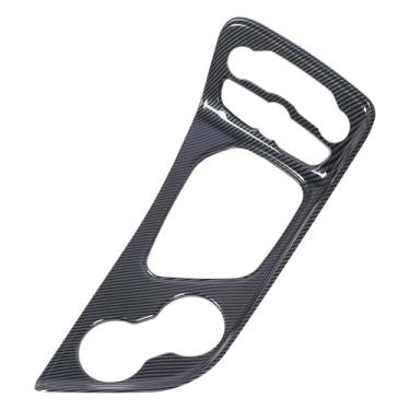 Imagem de Painel de Mudança de Engrenagem Guarnição de Fibra de Carbono Olhar Protetor Resistente a Riscos Caixa de Mudança Capa do Painel para Carros