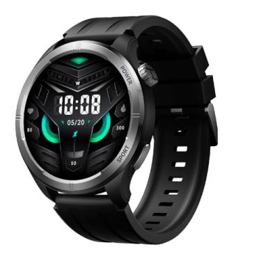 Imagem de Relógio Smartwatch Solar Neo BT 5.3 Tela 1.53 pol. Preto, Design Moderno e Elegante, Compatível com Android e Ios